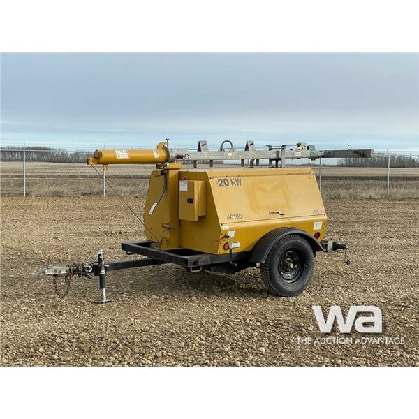 2012 TEREX AL5 20 KW GENERATOR/LIGHT TOWER