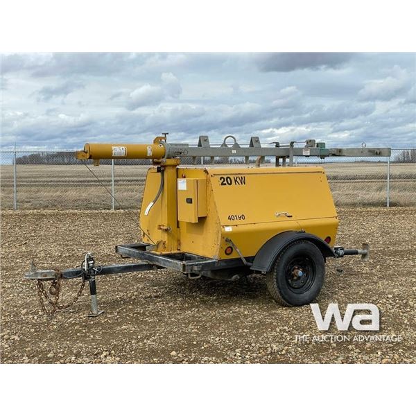 2012 TEREX AL5 20 KW GENERATOR/LIGHT TOWER