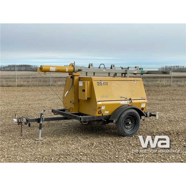 2012 TEREX AL5 20 KW GENERATOR/LIGHT TOWER