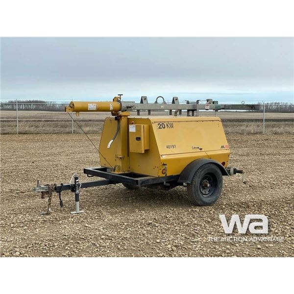 2012 TEREX AL5 20 KW GENERATOR/LIGHT TOWER