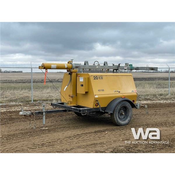 2012 TEREX AL-5 20 KW GENERATOR/ LIGHT TOWER