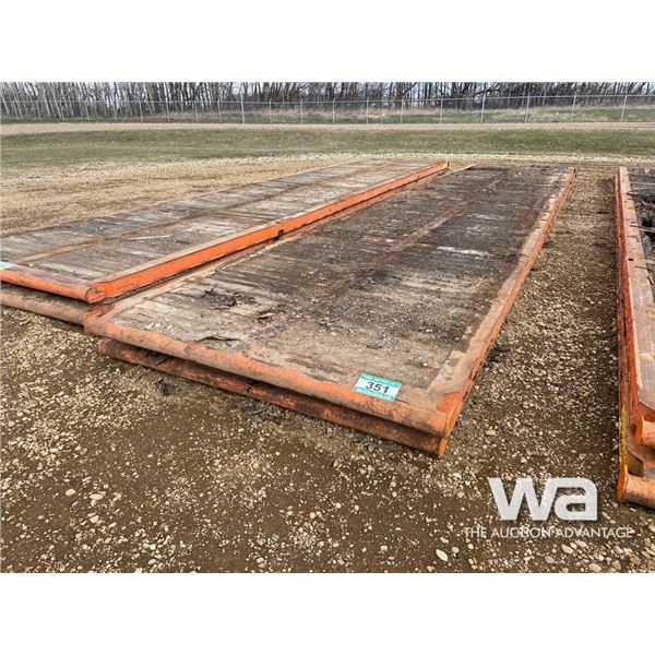 (2) 8 X 40 FT. RIG MATS