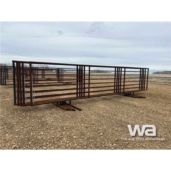 (5) FREESTANDING 5.5X24FT. LIVESTOCK PANELS