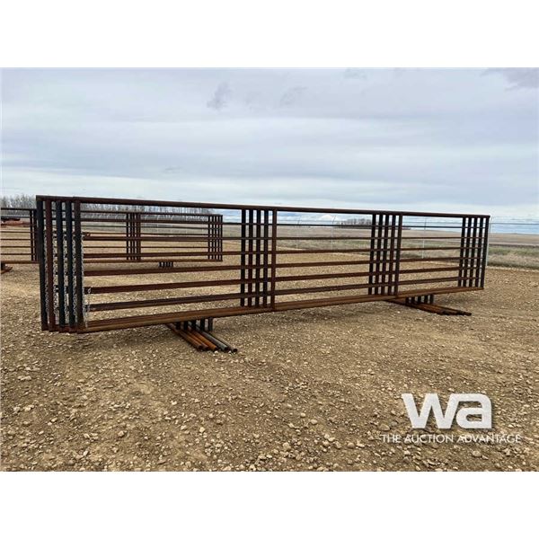 (5) FREESTANDING 5.5X24FT. LIVESTOCK PANELS