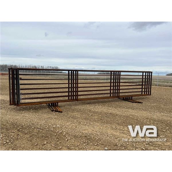 (5) FREESTANDING 5.5X24FT. LIVESTOCK PANELS