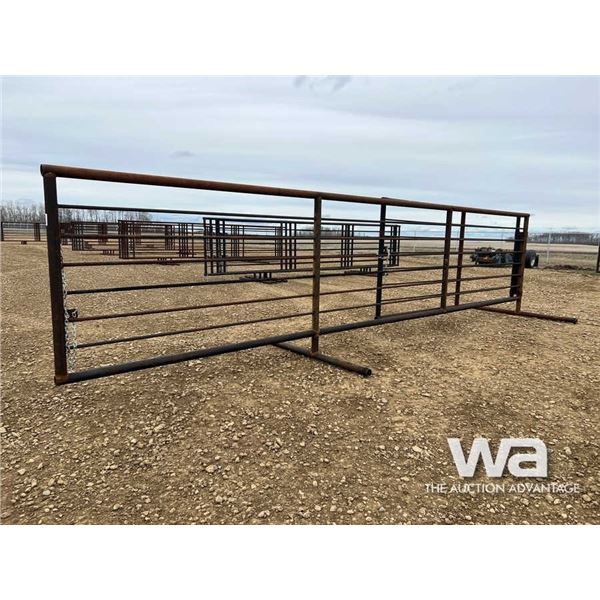 FREESTANDING 24FT. LIVESTOCK PANEL & GATE