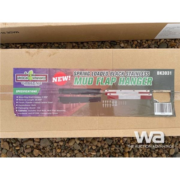(UNUSED) BLACK STAINLESS MUD FLAP HANGER