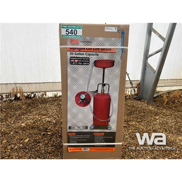 2022 TMG 0D20 20 GAL OIL DRAIN
