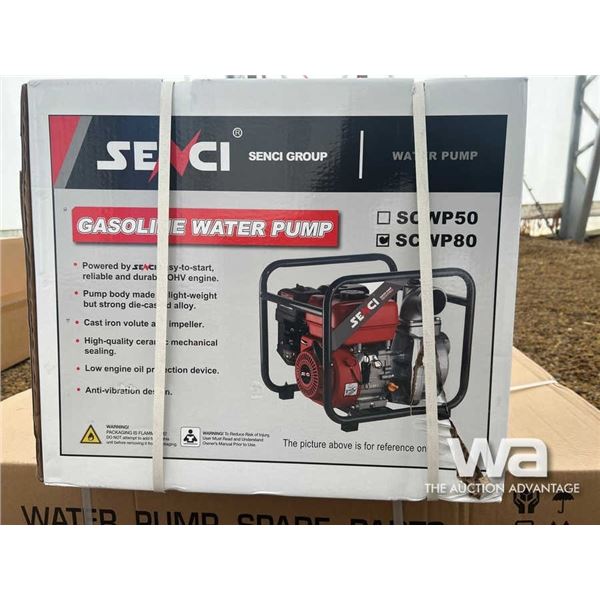 SENCI 3" WATER PUMP, SUCTION & DISCHARGE HOSE