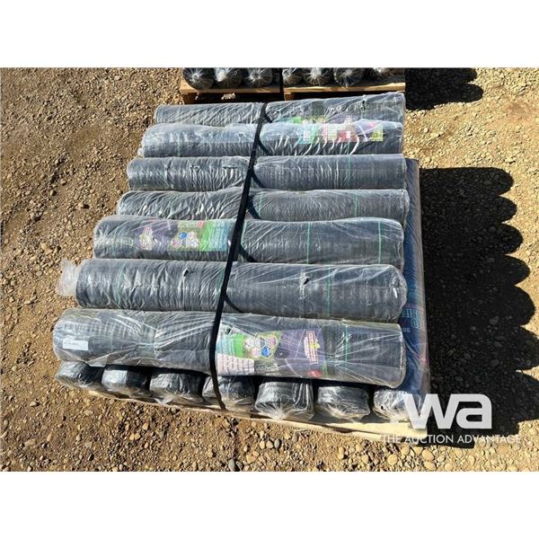 (15 ROLLS) UNUSED WEED BARRIER LANDSCAPE FABRIC