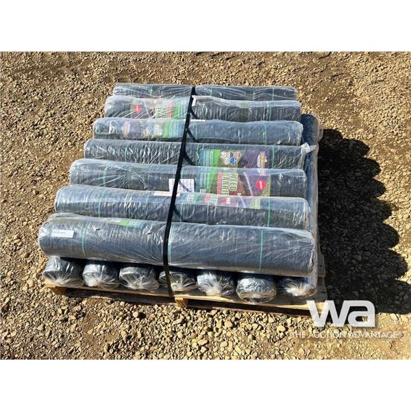 (15 ROLLS) UNUSED WEED BARRIER LANDSCAPE FABRIC