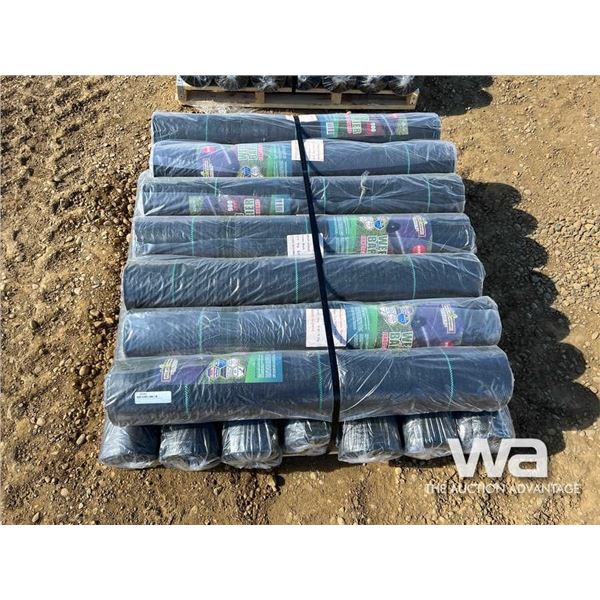 (15 ROLLS) UNUSED WEED BARRIER LANDSCAPE FABRIC