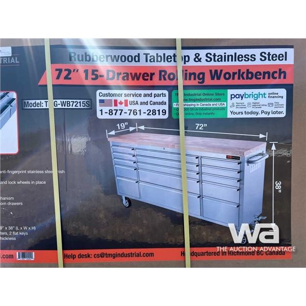 2022 TMG WB7215S 15 DRAWER TOOL CHEST