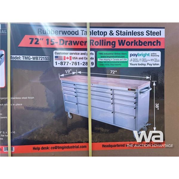 2022 TMG WB7215S 15 DRAWER TOOL CHEST