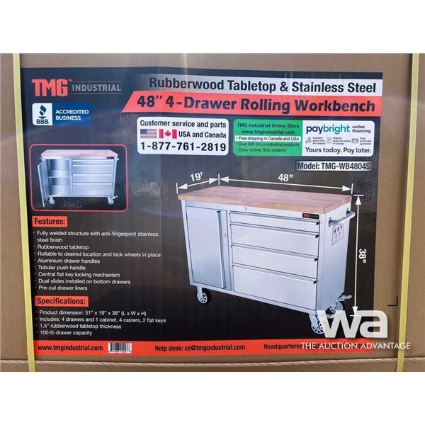 2022 TMG WB4804S 4 DRAWER TOOL CHEST