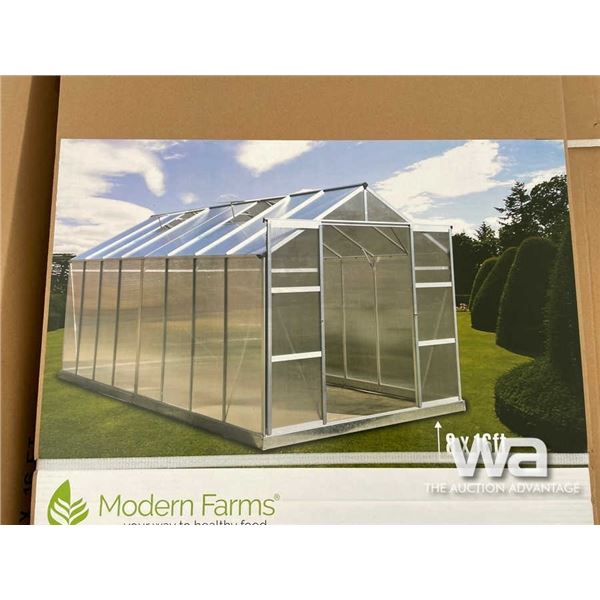 (UNUSED) MODERN FARMS POLYCARBONATE GREEN HOUSE