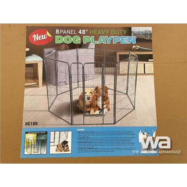 (UNUSED) 8 PANEL 48 IN DOG PLAYPEN
