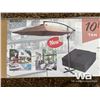 Image 2 : (UNUSED) 10 FT. HANGING PATIO UMBRELLA