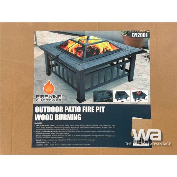 (UNUSED) OUTDOOR PATIO FIRE PIT WOOD BURNING