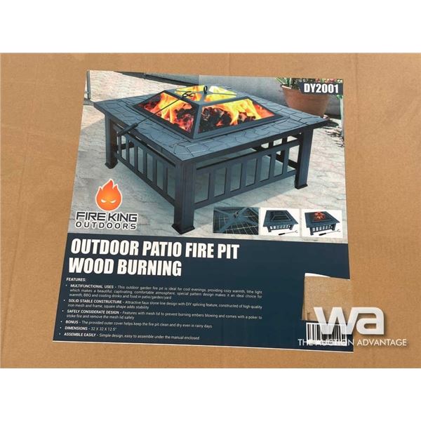 (UNUSED) OUTDOOR PATIO FIRE PIT WOOD BURNING