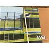 Image 2 : (UNUSED) 15 FT. TRAMPOLINE & SAFTEY ENCLOSURE