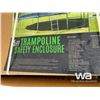 Image 3 : (UNUSED) 15 FT. TRAMPOLINE & SAFTEY ENCLOSURE