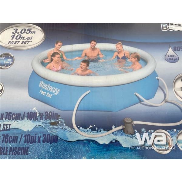 (UNUSED) BESTWAY 10 FT. OUTDOOR POOL