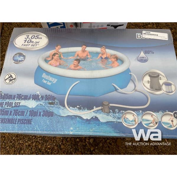 (UNUSED) BESTWAY 10 FT. OUTDOOR POOL