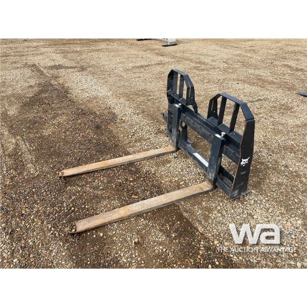 2018 BOBCAT 48" SKID STEER PALLET FORKS