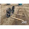 Image 2 : 2018 BOBCAT 48" SKID STEER PALLET FORKS