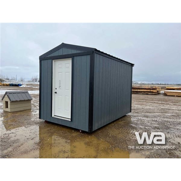 UNUSED 8 X 12 FT. GREY GARDEN SHED