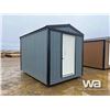 Image 2 : UNUSED 8 X 12 FT. GREY GARDEN SHED