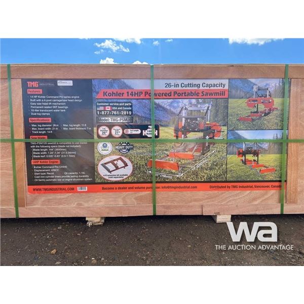 2022 TMG PSM26 26 IN PORTABLE SAWMILL