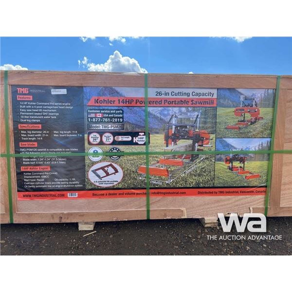 2022 TMG PSM26 26 IN PORTABLE SAWMILL