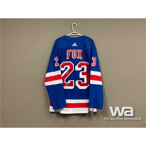 ADIDAS SIGNED ADAM FOX NHL HOCKEY JERSEY