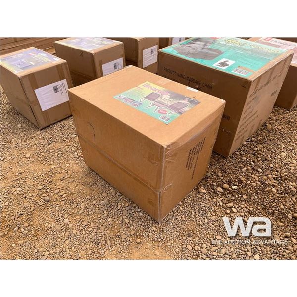 (UNUSED) 3 PIECE PATIO FURNITURE SET & SIDE TABLE