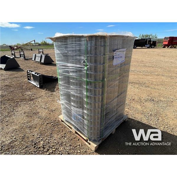 (9) 5 FT. X 100 FT. GALVANIZED FENCING