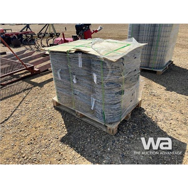 (UNUSED) 18 ROLLS GALVANIZED BARBED WIRE