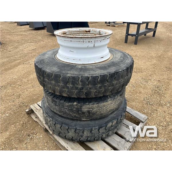 (3) MISC. TRUCK TIRES & RIMS