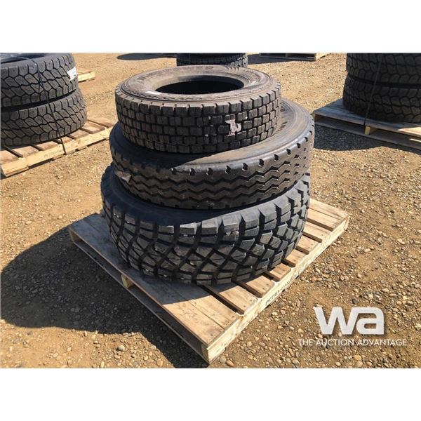 (3) ASSORTED TRUCK TIRES