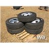 Image 4 : (4) HANKOOK DYNAPRO AT2 LT235/80R17 TIRES & RIMS