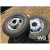 Image 5 : (4) HANKOOK DYNAPRO AT2 LT235/80R17 TIRES & RIMS