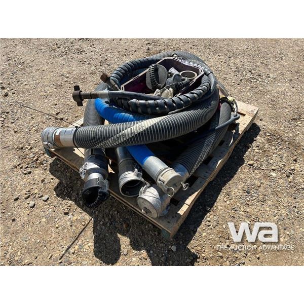 (2) 4 IN. STAINLESS SLINKY LOAD & TRANSFER HOSES