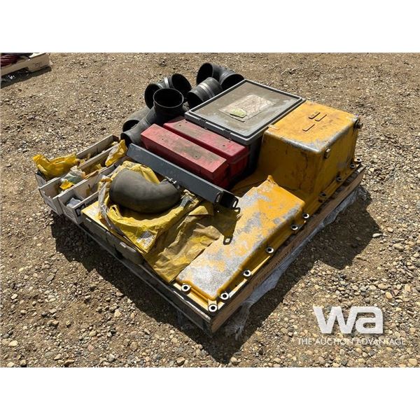 TRUCK AIR INTAKE HOSES, REFLECTORS, CAT OIL PAN