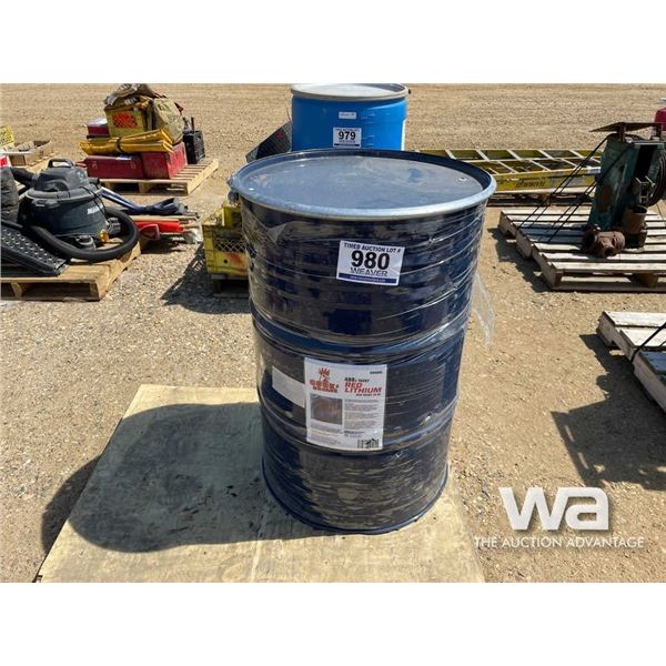(UNUSED) 400 L RED LITHUIM GREASE