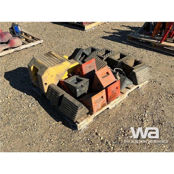 CHECKERS PALLET OF MONTER CHOCKS