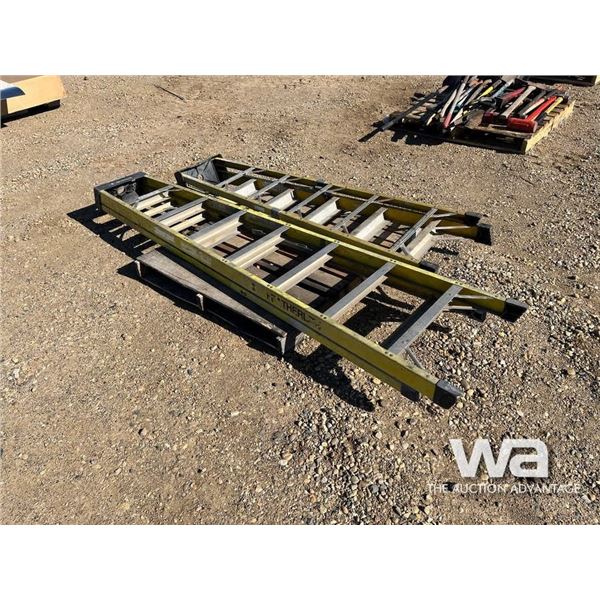 FEATHERLITE 8 & 10 FT. LADDERS
