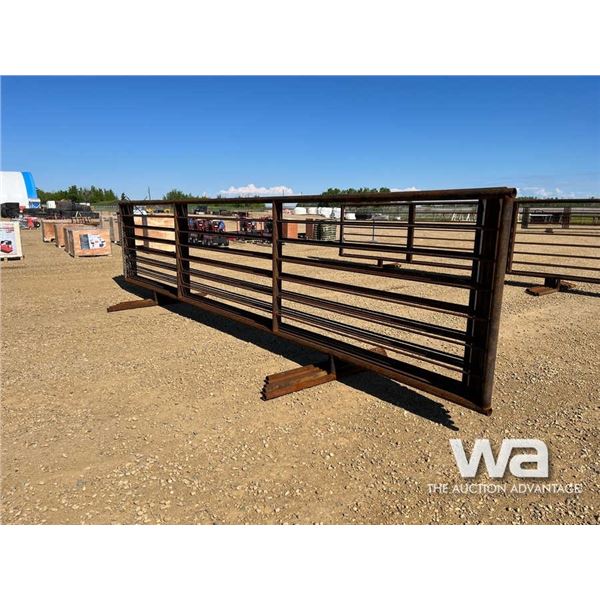 (5) FREESTANDING 6X24 FT LIVESTOCK PANELS