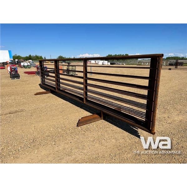 (5) FREESTANDING 6X24 FT LIVESTOCK PANELS
