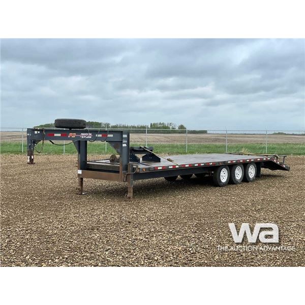 2009 TRAILTECH TRIDEM FLAT DECK TRAILER
